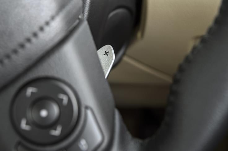CVT automatic can be driven in manual mode for a more sporty drive. CVT automatic can be driven in manual mode for a more sporty drive.